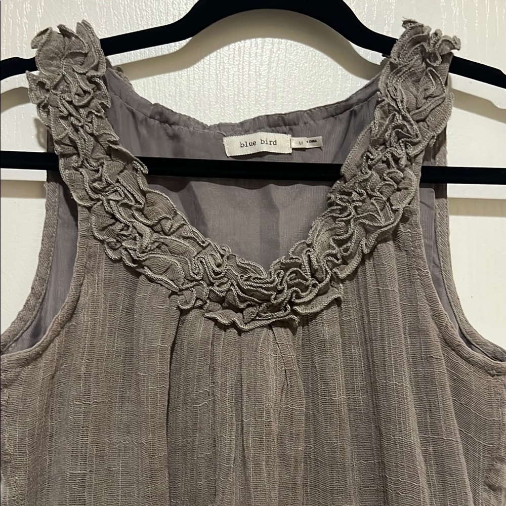 Blue Bird Gray Women's Dress - Picture 3 of 6